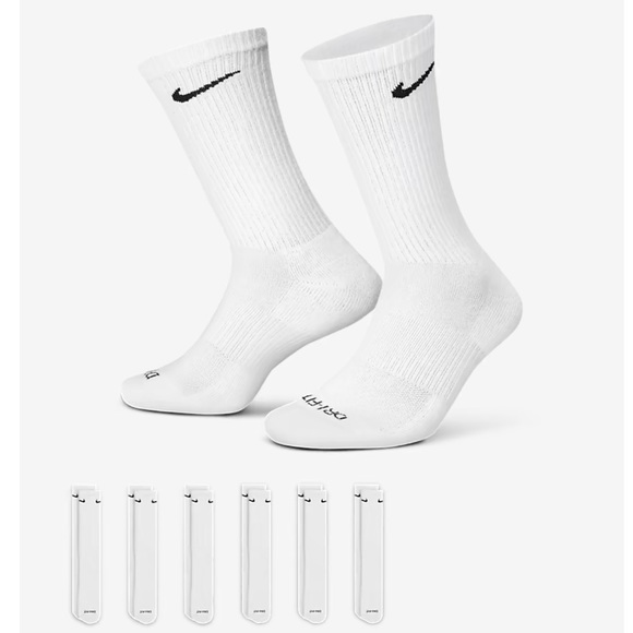 NIKE
Training Crew Socks (6 Pairs)
Nike Everyday Cushioned - Picture 1 of 16